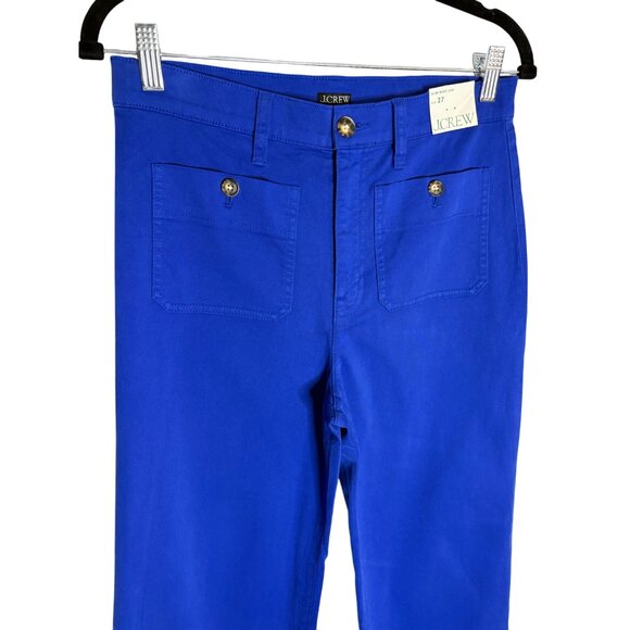 NWT J. Crew Sailor Slim Wide-Leg Chino Pant In Harbor View-sz 27 - Picture 7 of 10